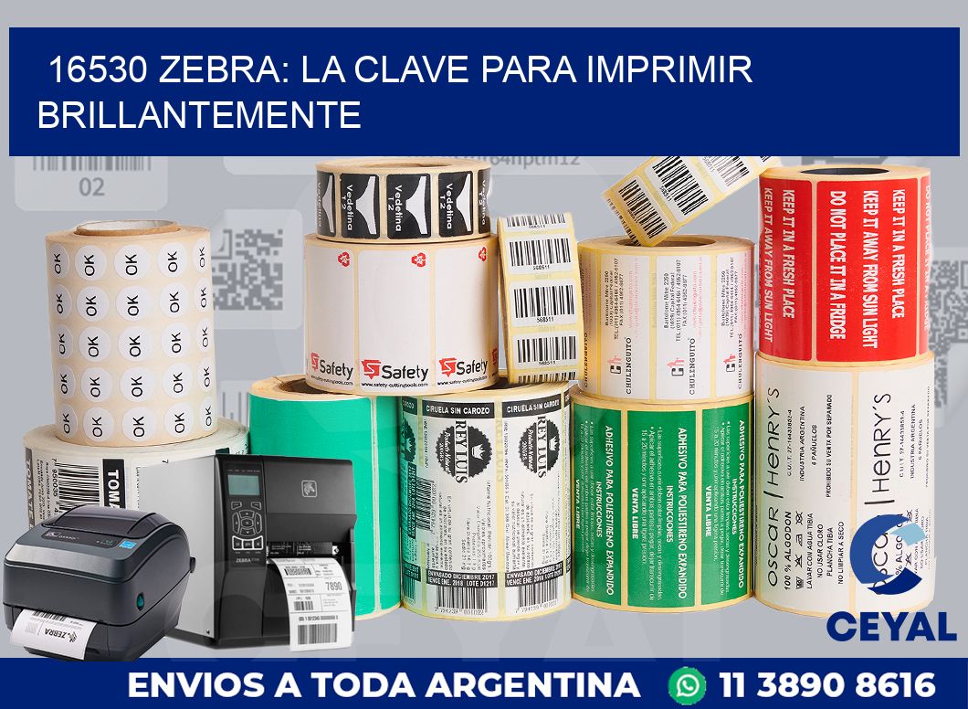 16530 ZEBRA: LA CLAVE PARA IMPRIMIR BRILLANTEMENTE