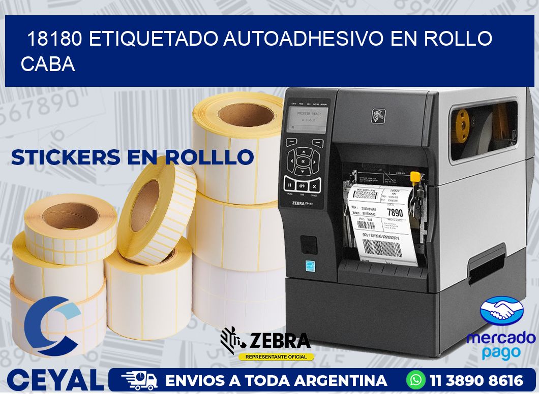 18180 ETIQUETADO AUTOADHESIVO EN ROLLO CABA