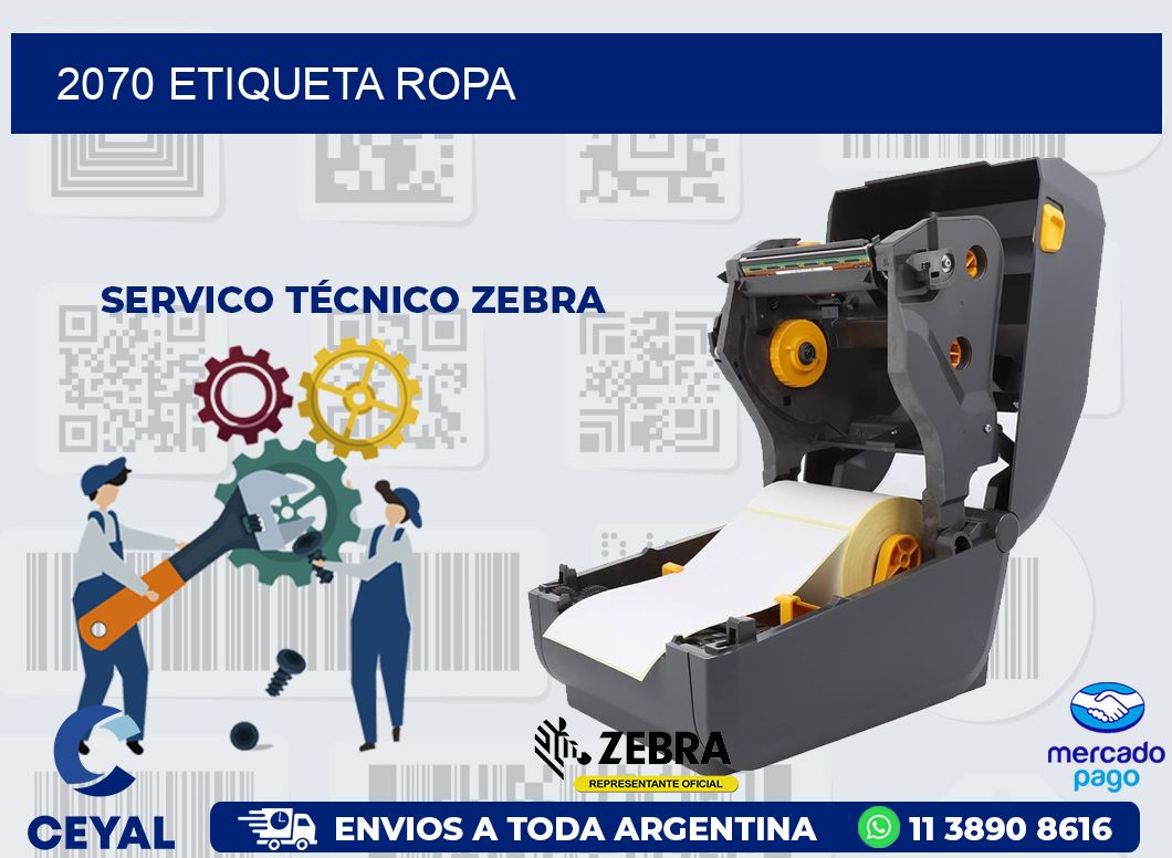 2070 ETIQUETA ROPA