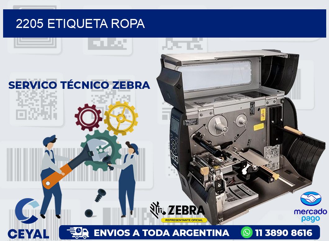 2205 ETIQUETA ROPA