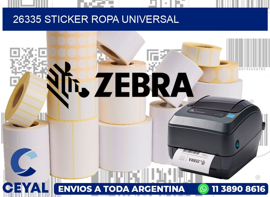 26335 STICKER ROPA UNIVERSAL