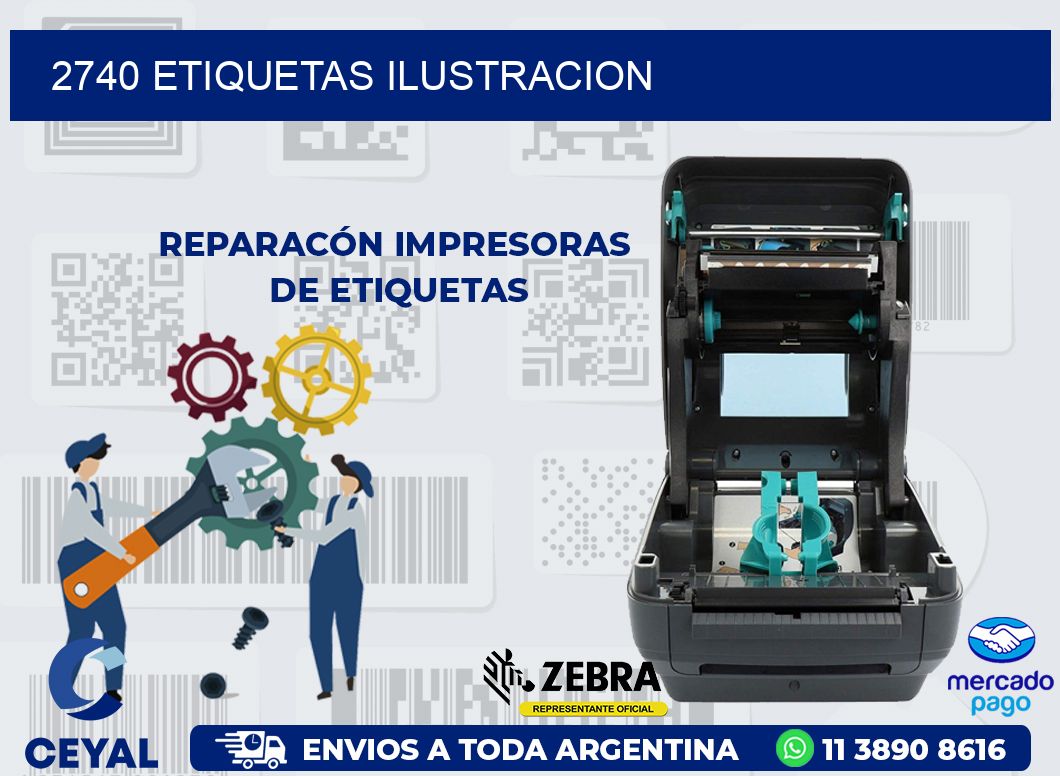 2740 ETIQUETAS ILUSTRACION