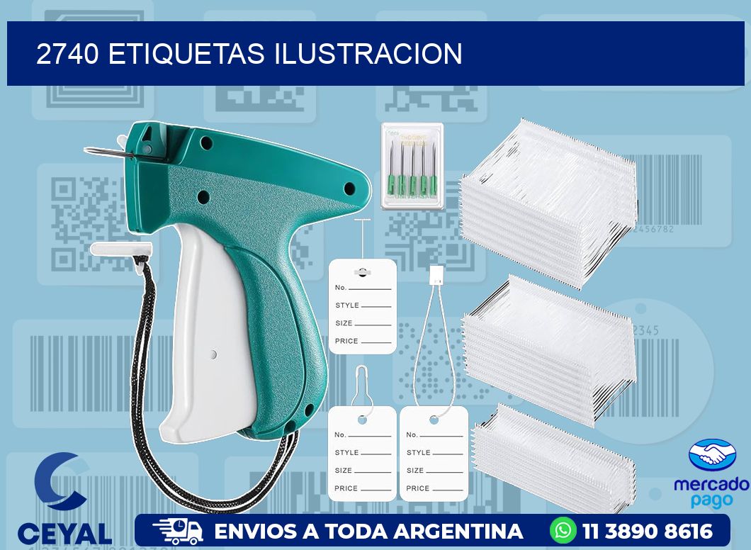 2740 ETIQUETAS ILUSTRACION