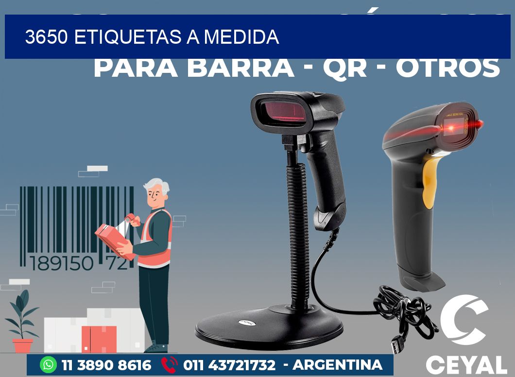 3650 ETIQUETAS A MEDIDA