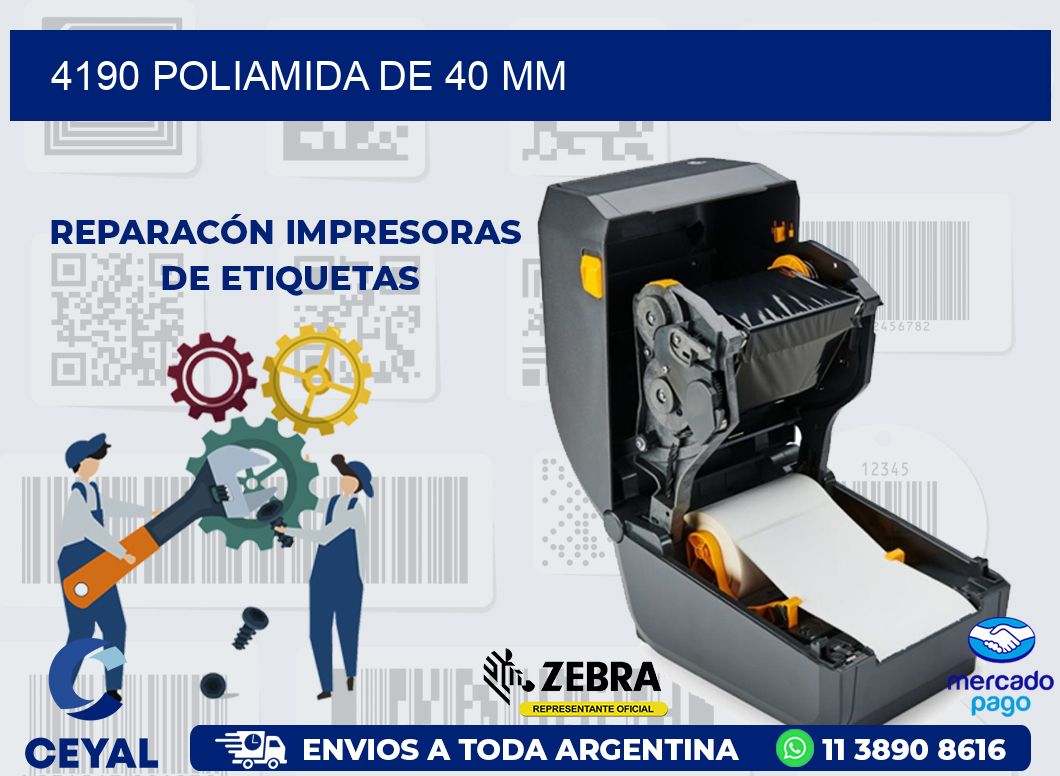 4190 POLIAMIDA DE 40 MM
