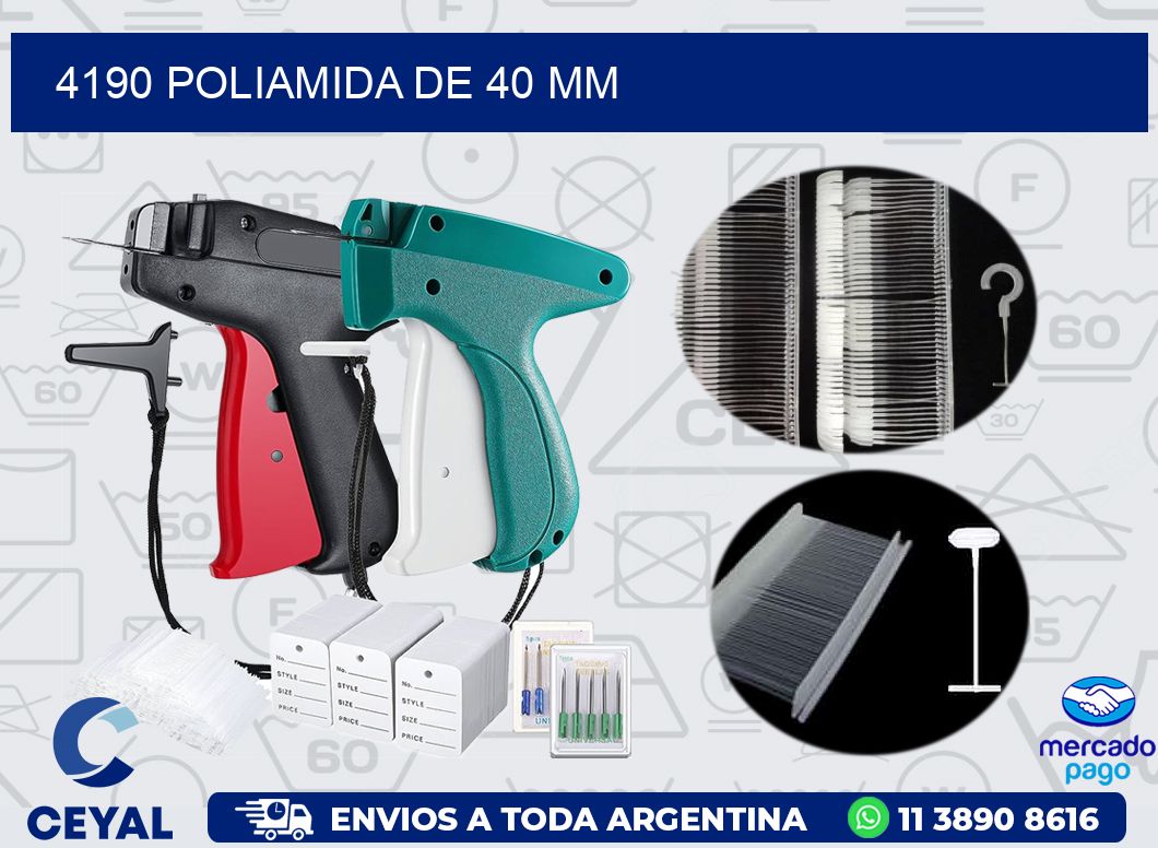 4190 POLIAMIDA DE 40 MM