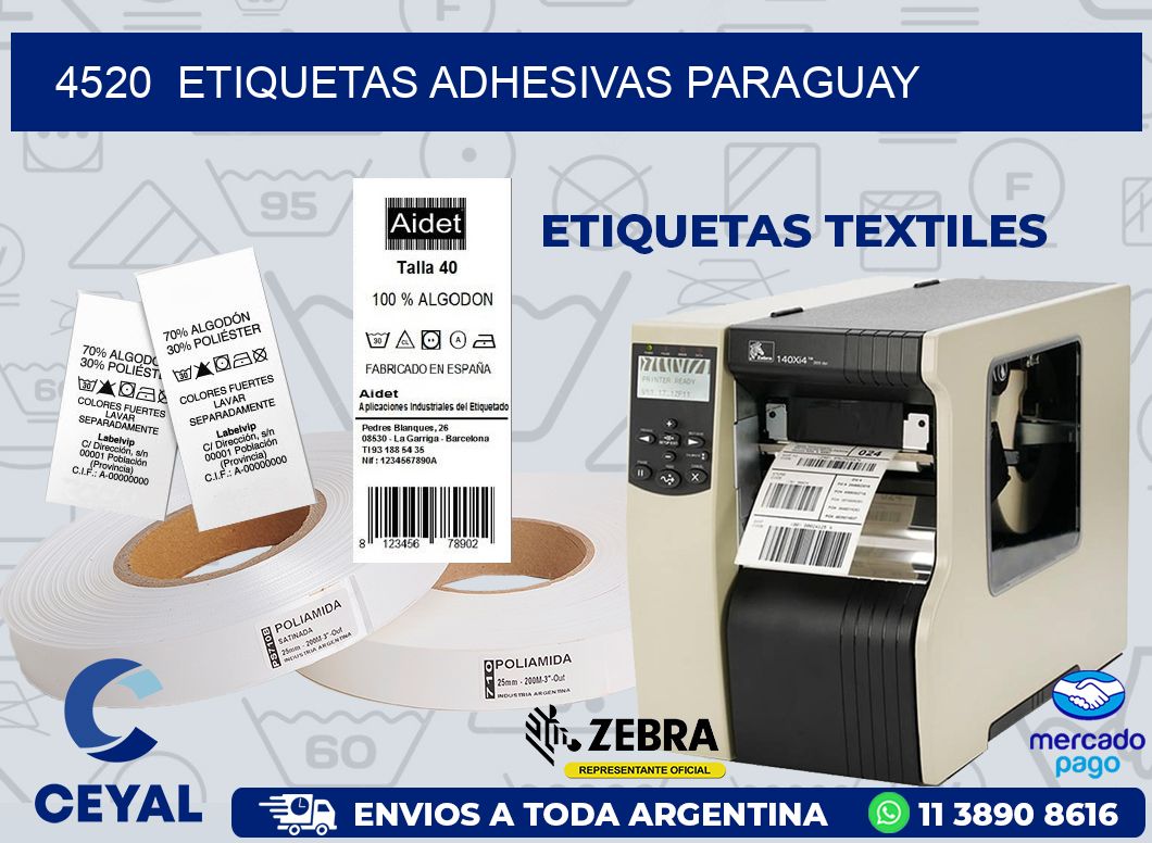 4520  ETIQUETAS ADHESIVAS PARAGUAY