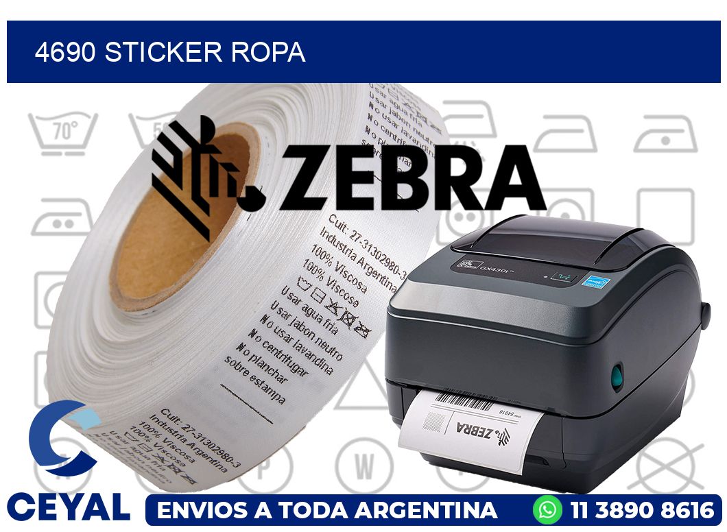 4690 STICKER ROPA