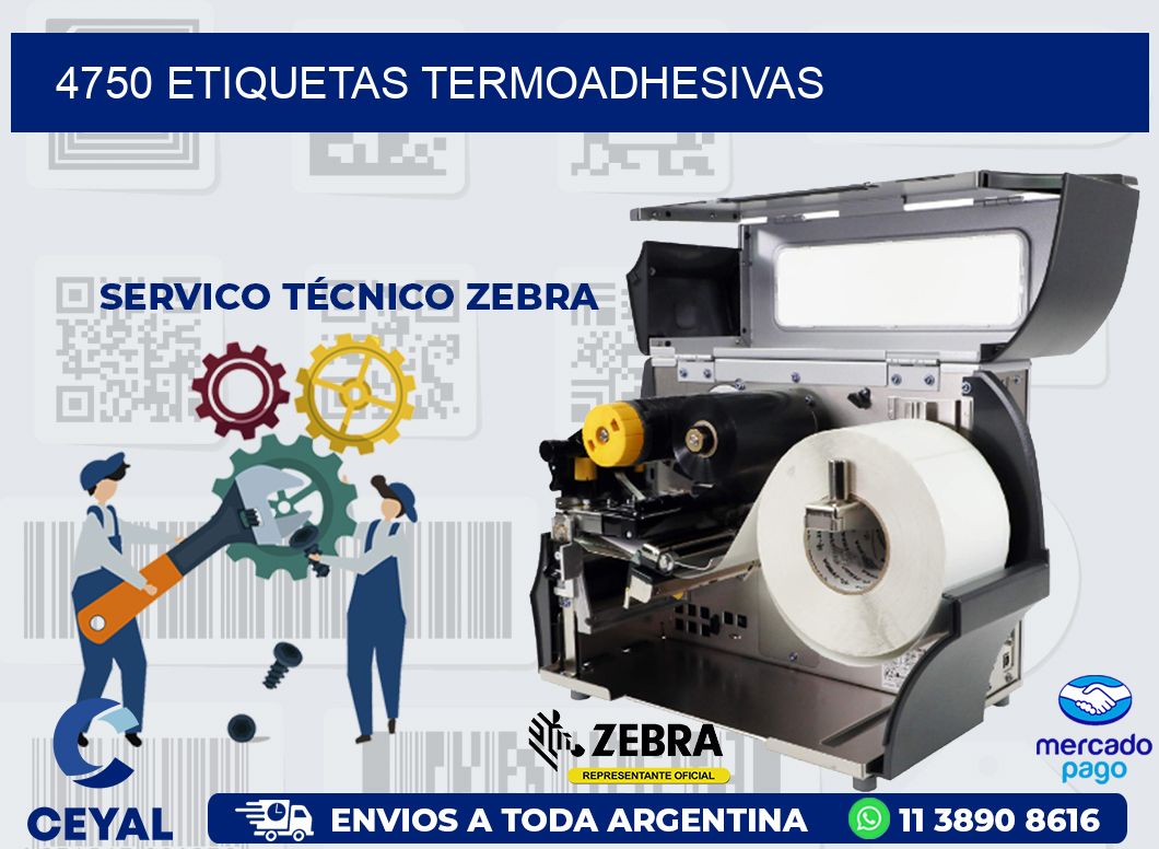 4750 ETIQUETAS TERMOADHESIVAS