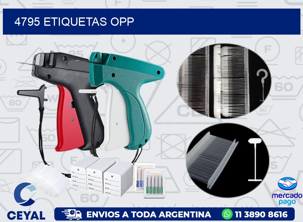 4795 ETIQUETAS OPP