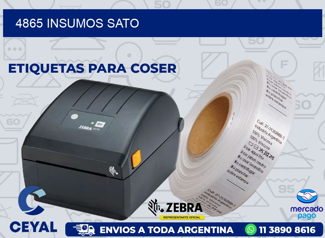 4865 INSUMOS SATO