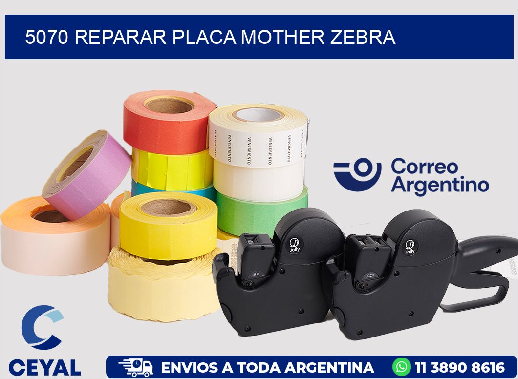 5070 REPARAR PLACA MOTHER ZEBRA
