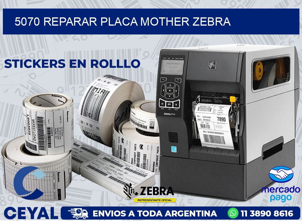 5070 REPARAR PLACA MOTHER ZEBRA