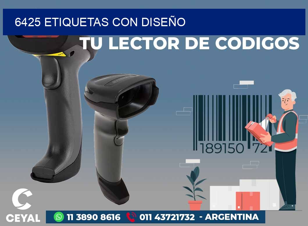 6425 ETIQUETAS CON DISEÑO
