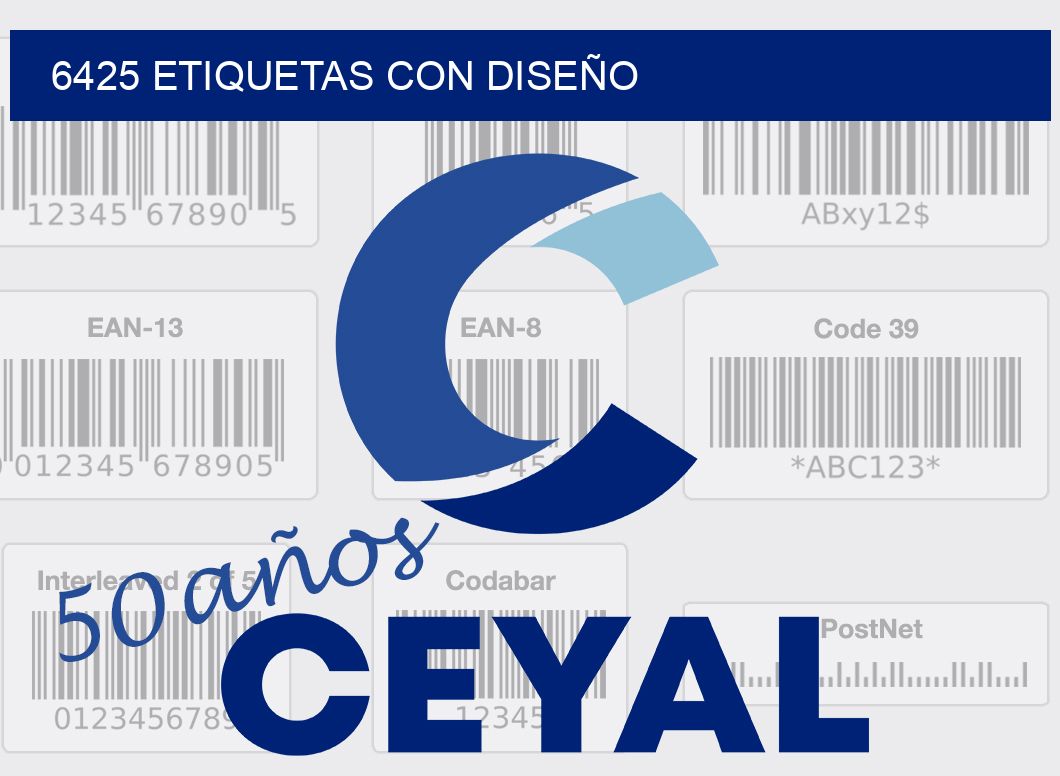 6425 ETIQUETAS CON DISEÑO