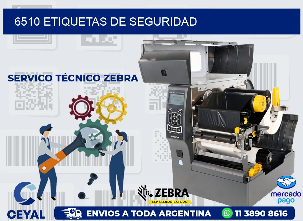 6510 ETIQUETAS DE SEGURIDAD