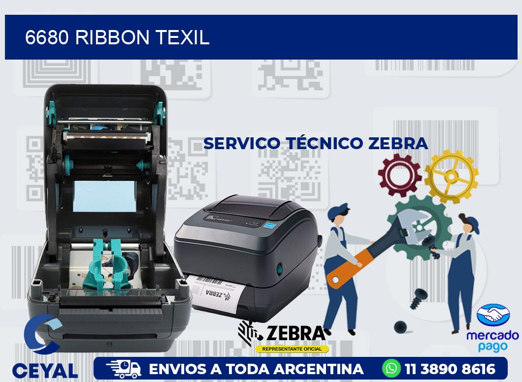 6680 RIBBON TEXIL