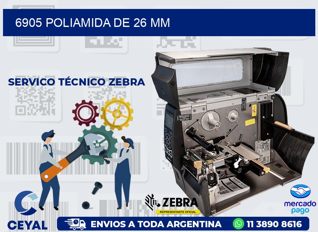 6905 POLIAMIDA DE 26 MM