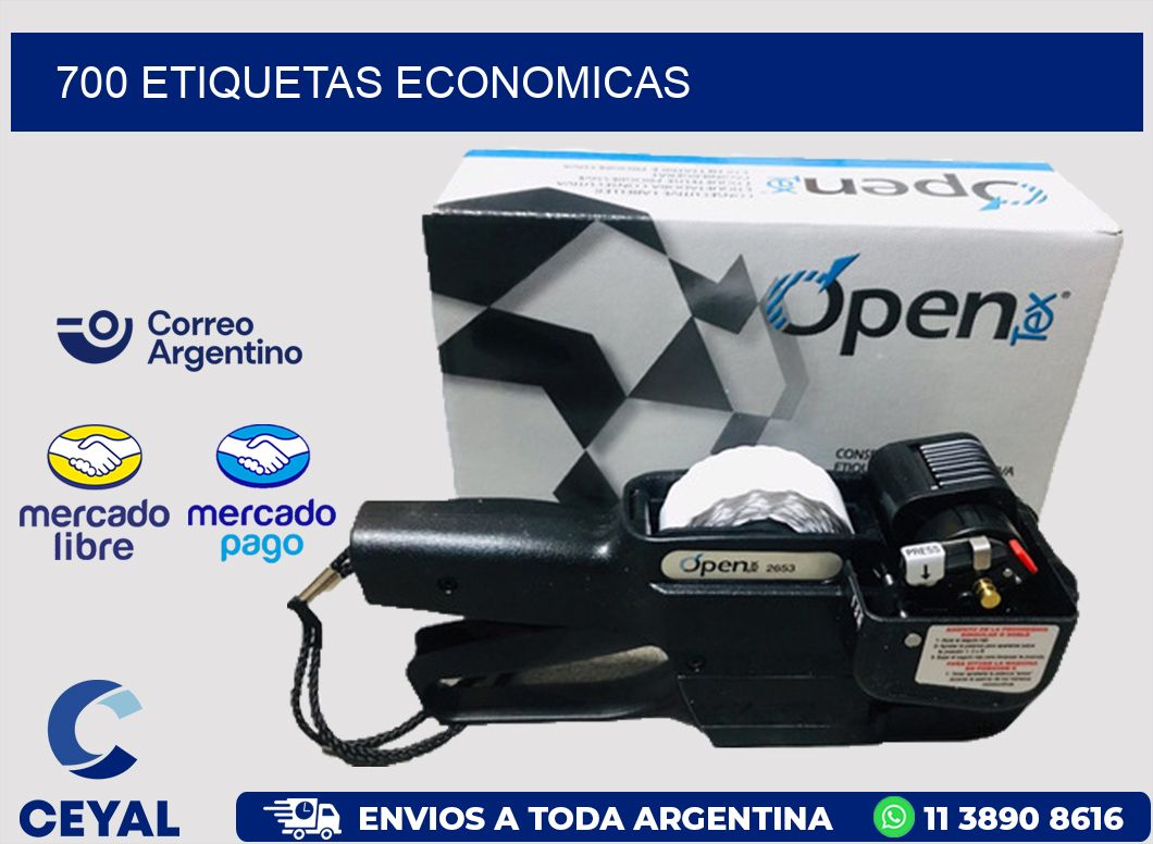 700 ETIQUETAS ECONOMICAS