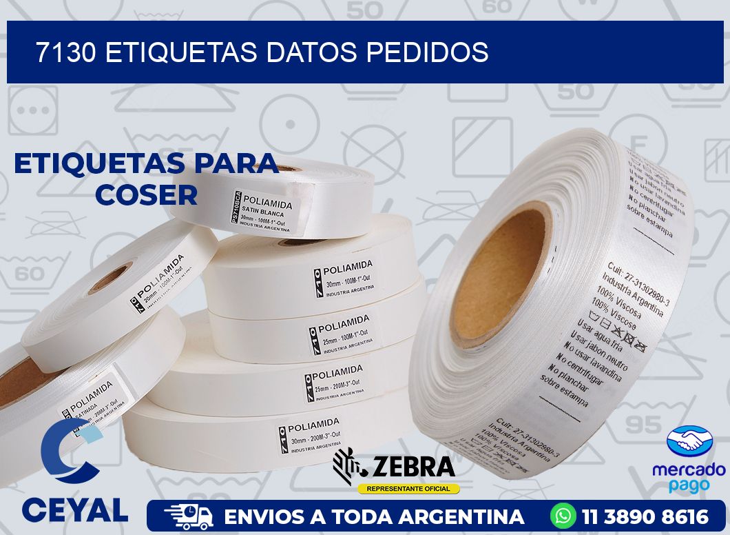 7130 ETIQUETAS DATOS PEDIDOS