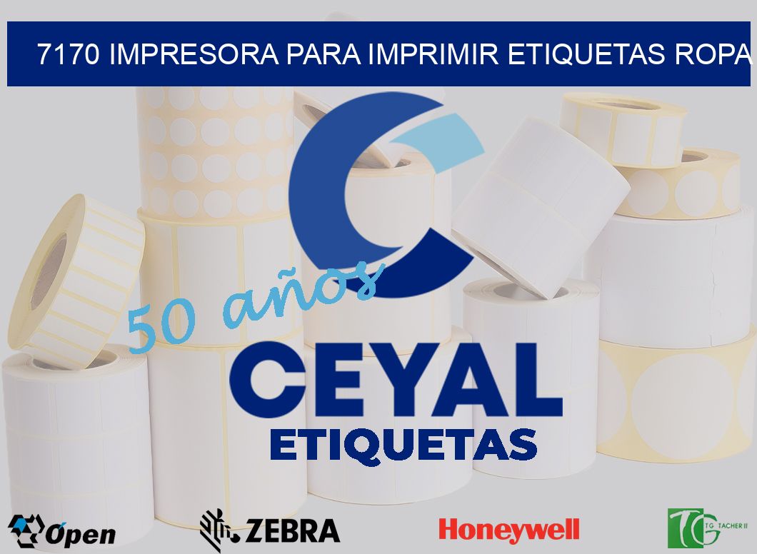 7170 IMPRESORA PARA IMPRIMIR ETIQUETAS ROPA
