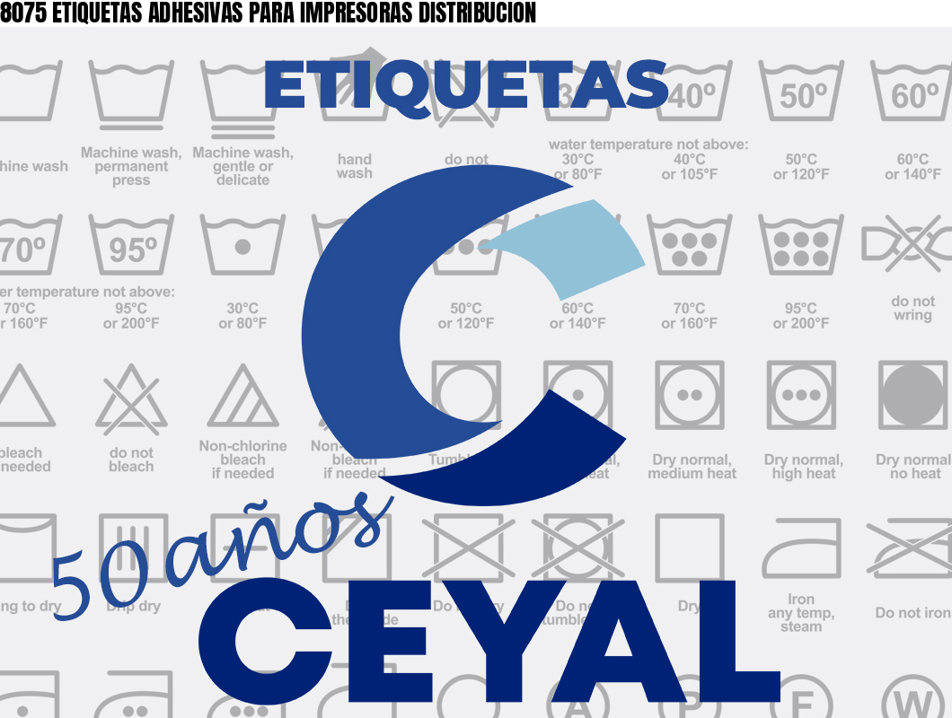 8075 ETIQUETAS ADHESIVAS PARA IMPRESORAS DISTRIBUCION
