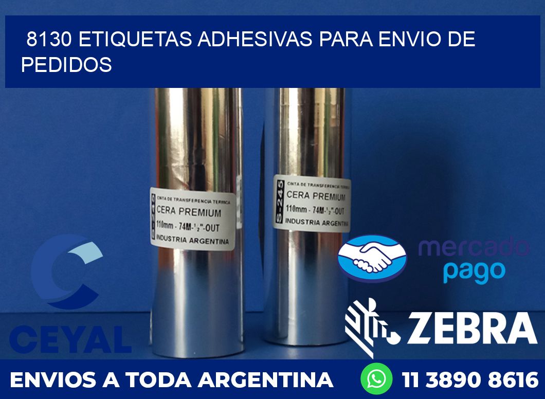 8130 ETIQUETAS ADHESIVAS PARA ENVIO DE PEDIDOS