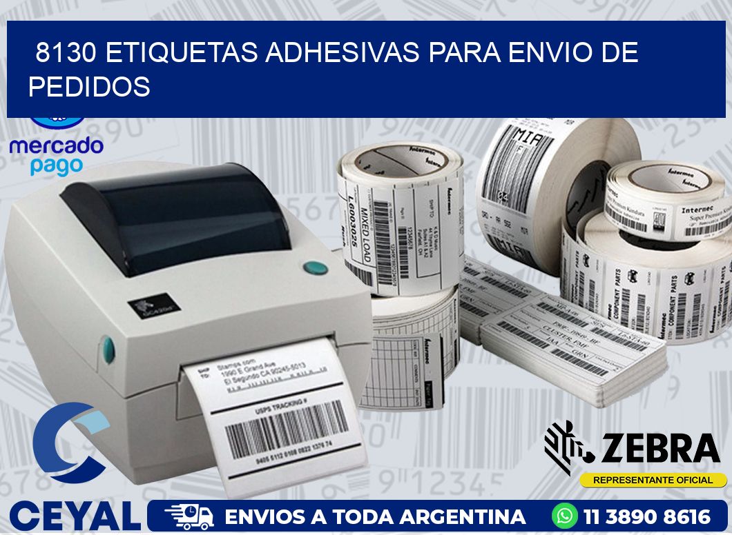 8130 ETIQUETAS ADHESIVAS PARA ENVIO DE PEDIDOS