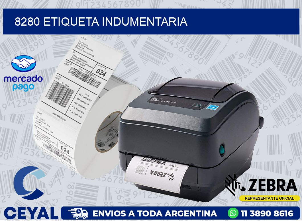 8280 ETIQUETA INDUMENTARIA