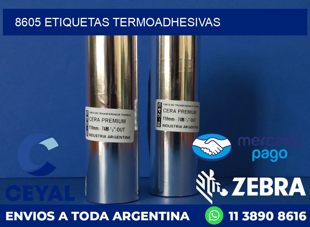 8605 ETIQUETAS TERMOADHESIVAS