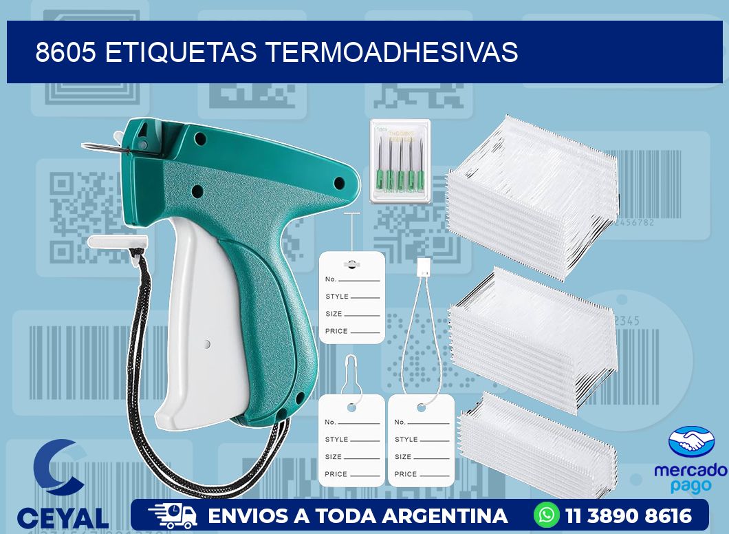 8605 ETIQUETAS TERMOADHESIVAS