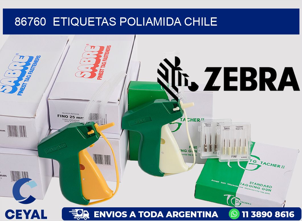 86760  ETIQUETAS POLIAMIDA CHILE