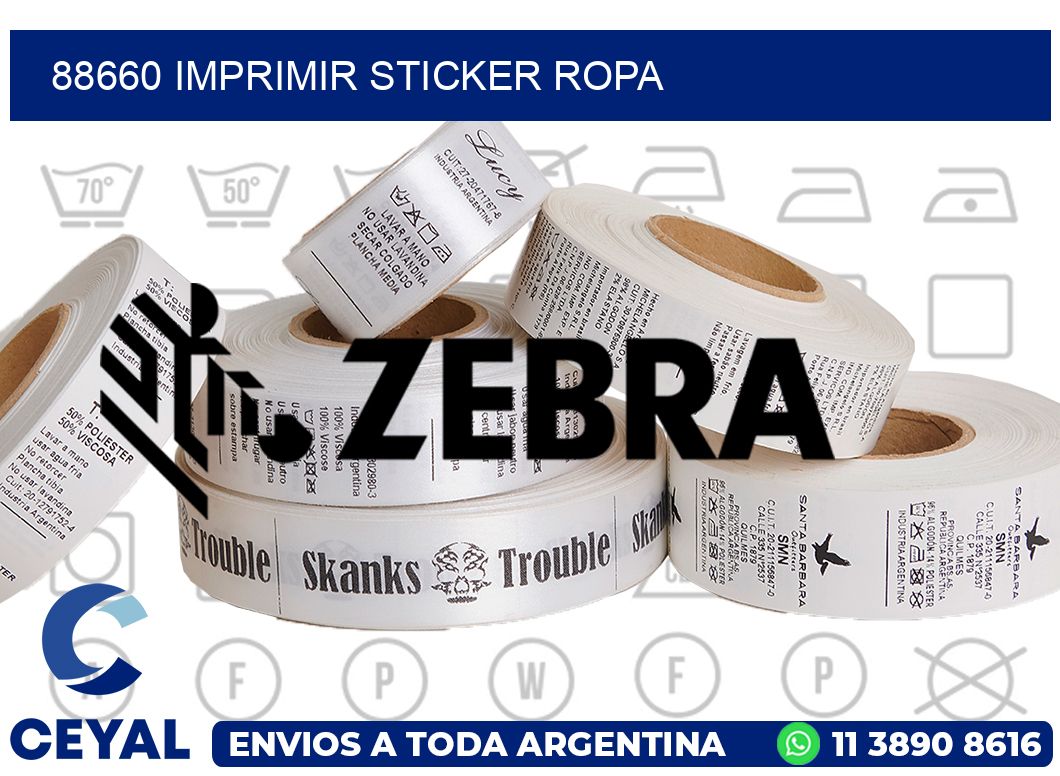 88660 IMPRIMIR STICKER ROPA