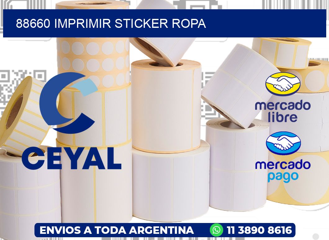88660 IMPRIMIR STICKER ROPA