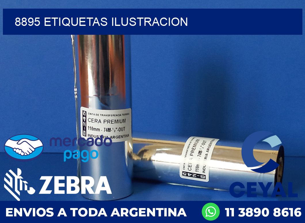 8895 ETIQUETAS ILUSTRACION