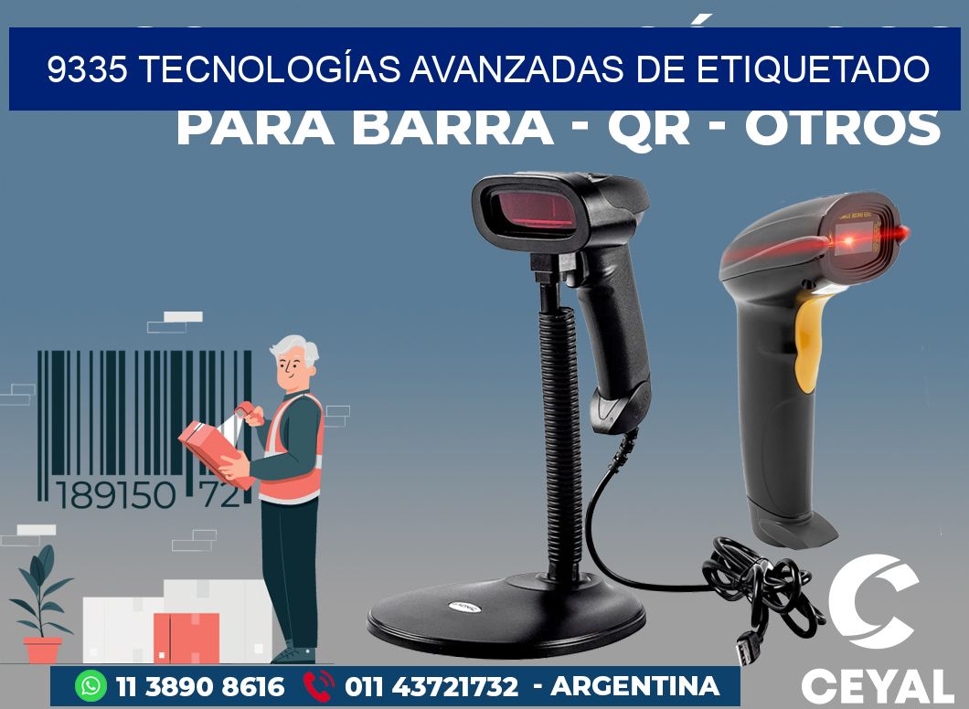 9335 TECNOLOGÍAS AVANZADAS DE ETIQUETADO