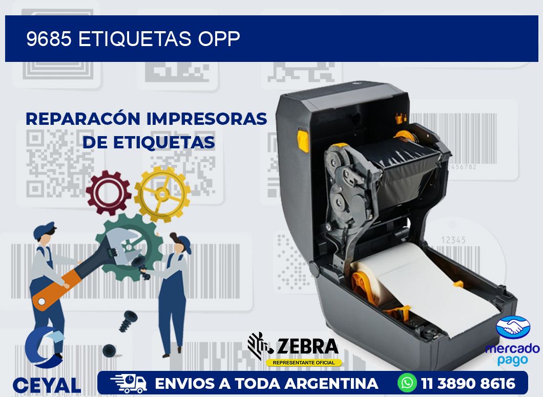 9685 ETIQUETAS OPP