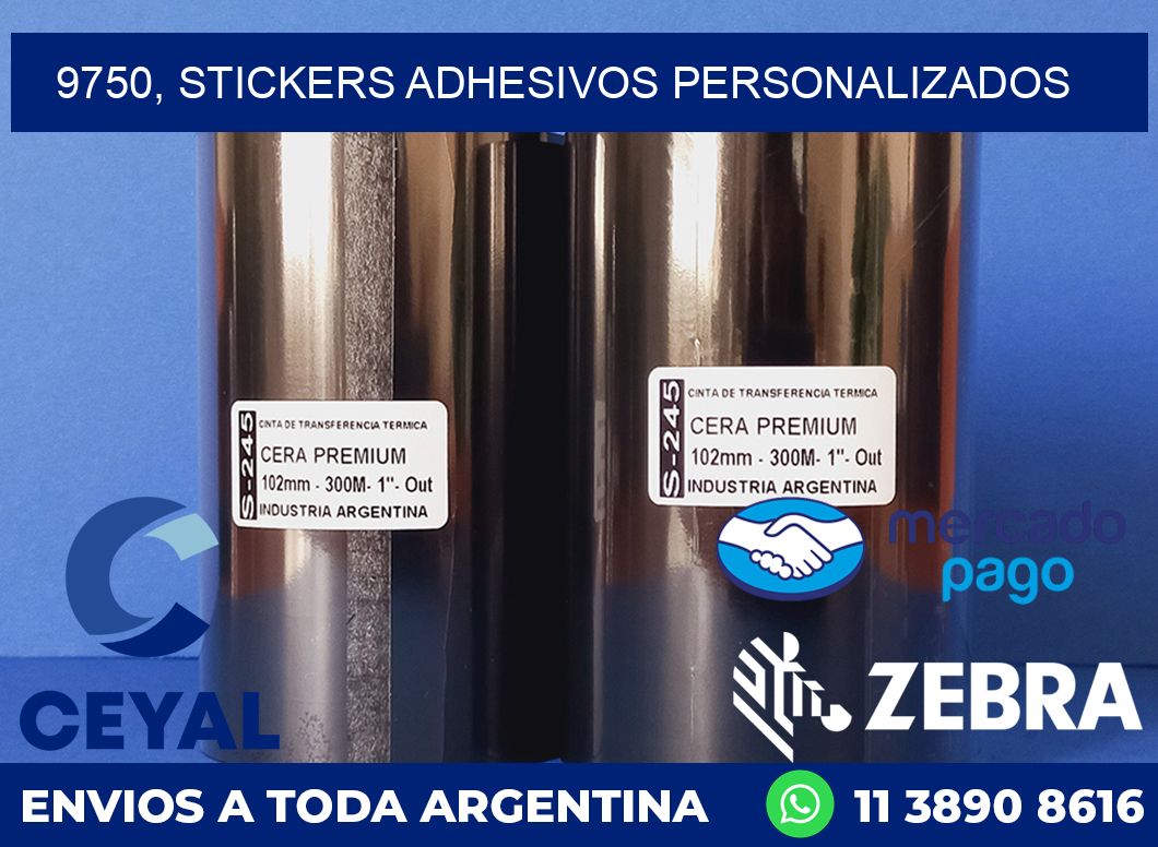 9750, stickers adhesivos personalizados