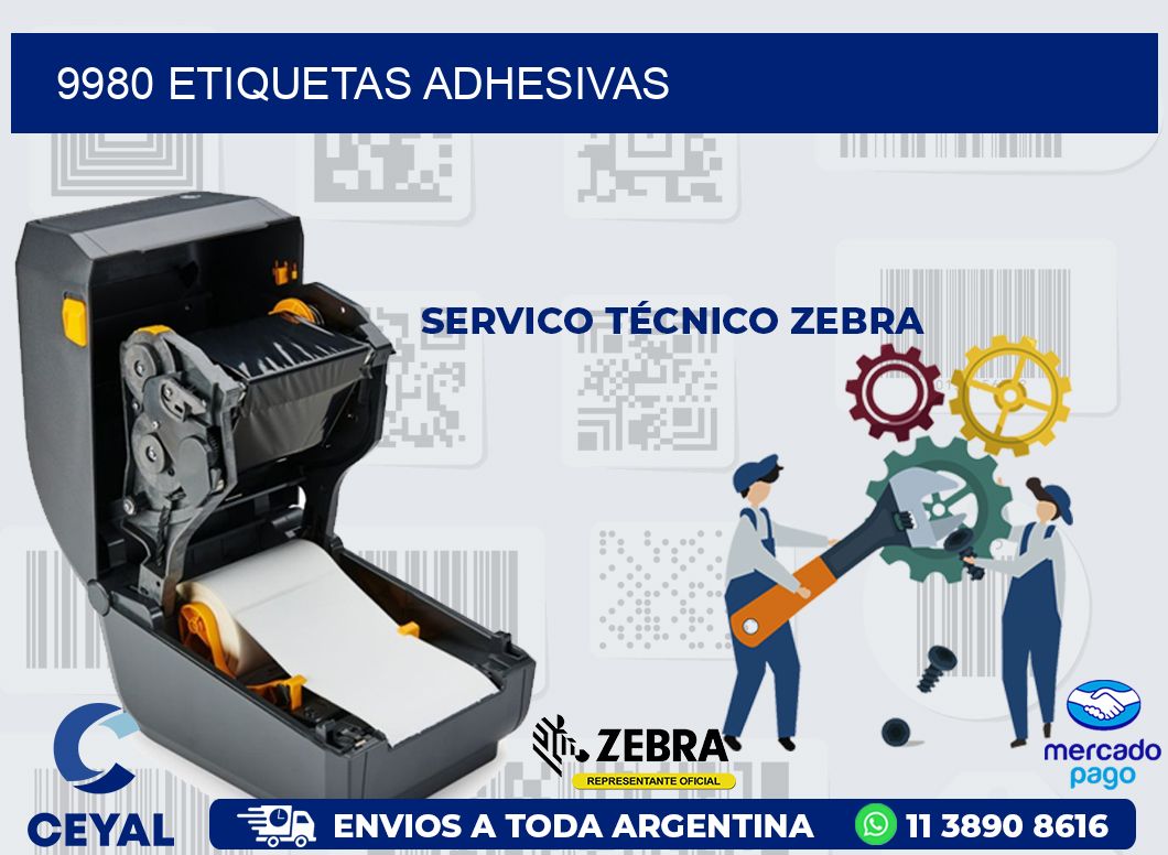9980 ETIQUETAS ADHESIVAS