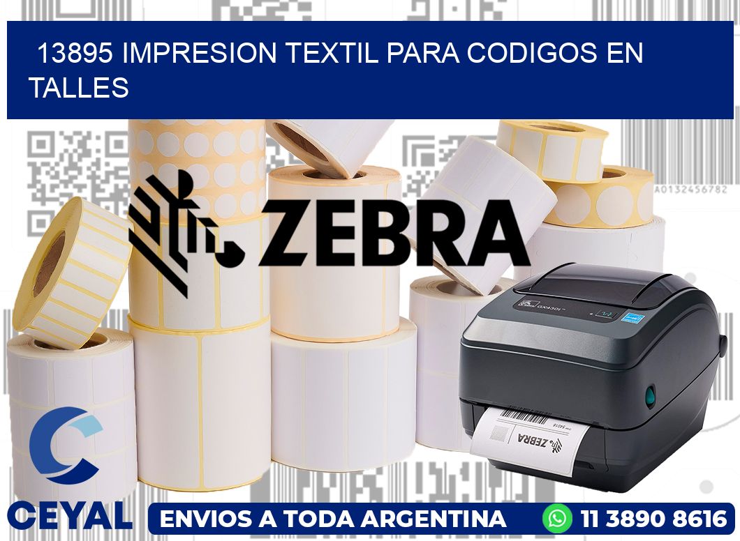 13895 IMPRESION TEXTIL PARA CODIGOS EN TALLES