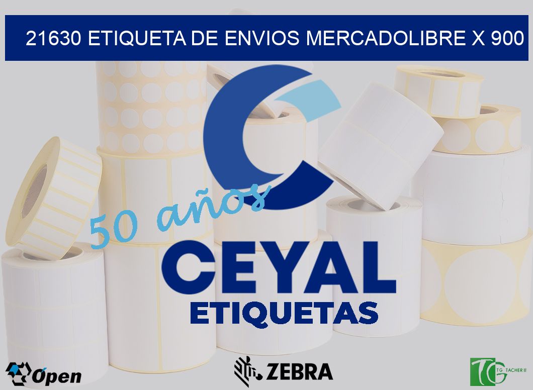 21630 etiqueta de envios mercadolibre x 900