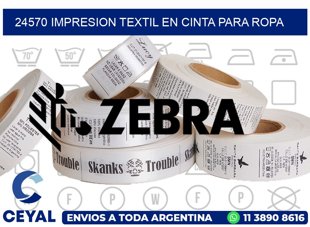 24570 IMPRESION TEXTIL EN CINTA PARA ROPA
