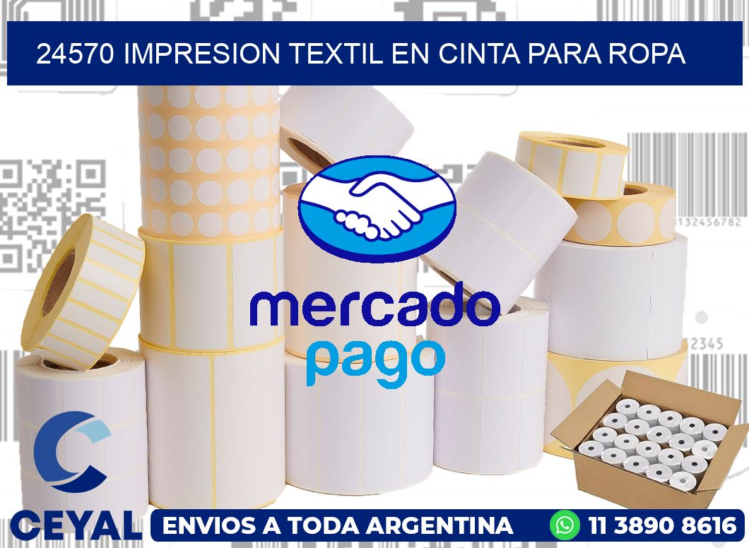 24570 IMPRESION TEXTIL EN CINTA PARA ROPA