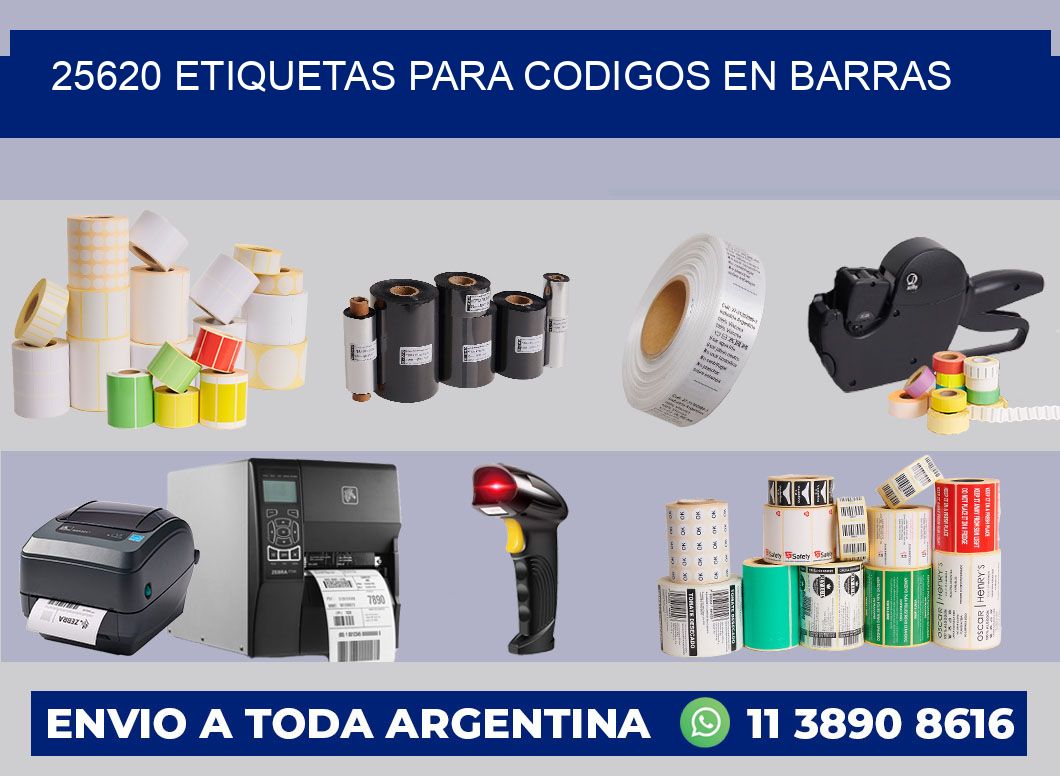 25620 ETIQUETAS PARA CODIGOS EN BARRAS