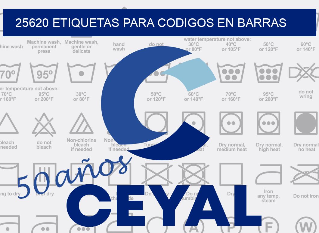 25620 ETIQUETAS PARA CODIGOS EN BARRAS