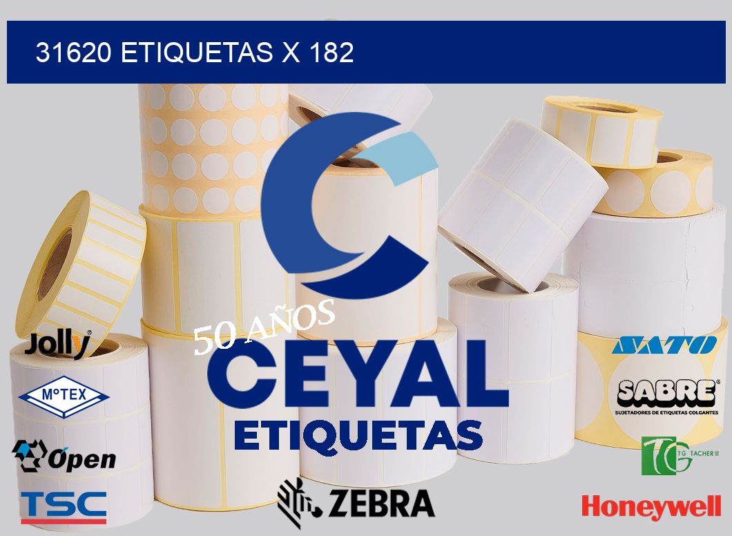 31620 Etiquetas x 182