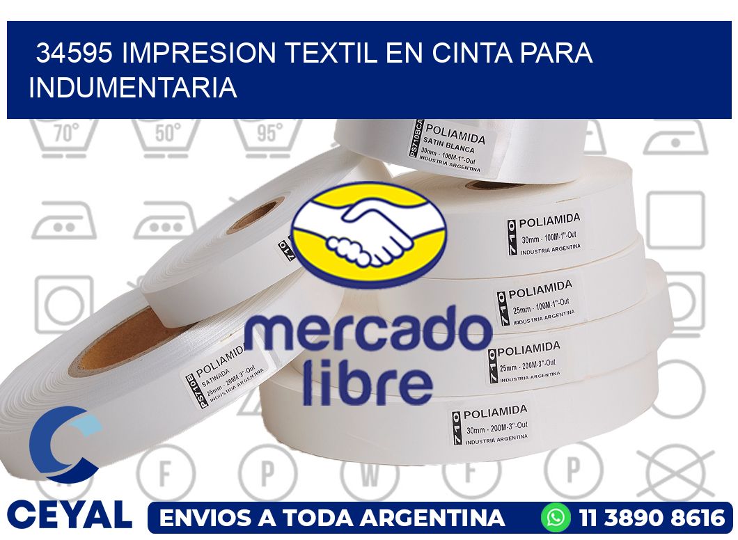 34595 IMPRESION TEXTIL EN CINTA PARA INDUMENTARIA