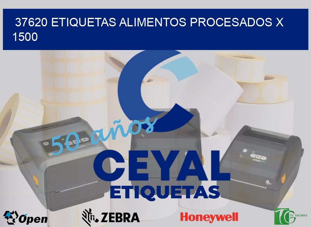37620 etiquetas alimentos procesados x 1500