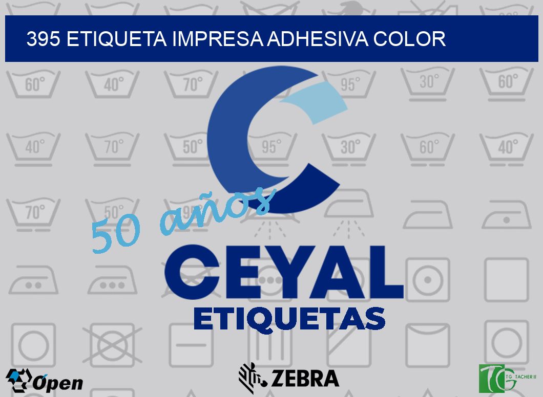 395 ETIQUETA IMPRESA ADHESIVA COLOR