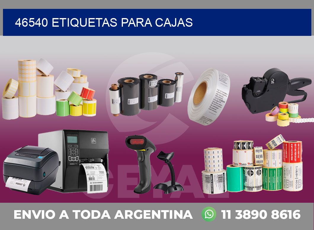 46540 ETIQUETAS PARA CAJAS